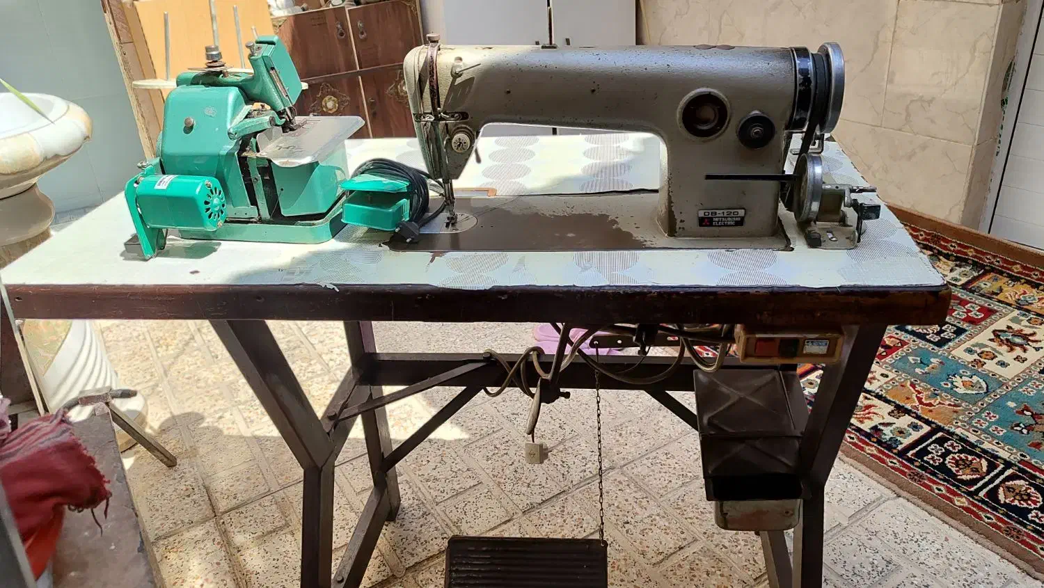 چرخ خیاطی صنعتی راسته دوز|چرخ خیاطی و ریسندگی|اسلام‌شهر, شهرک امام حسین (میان آباد)|دیوار