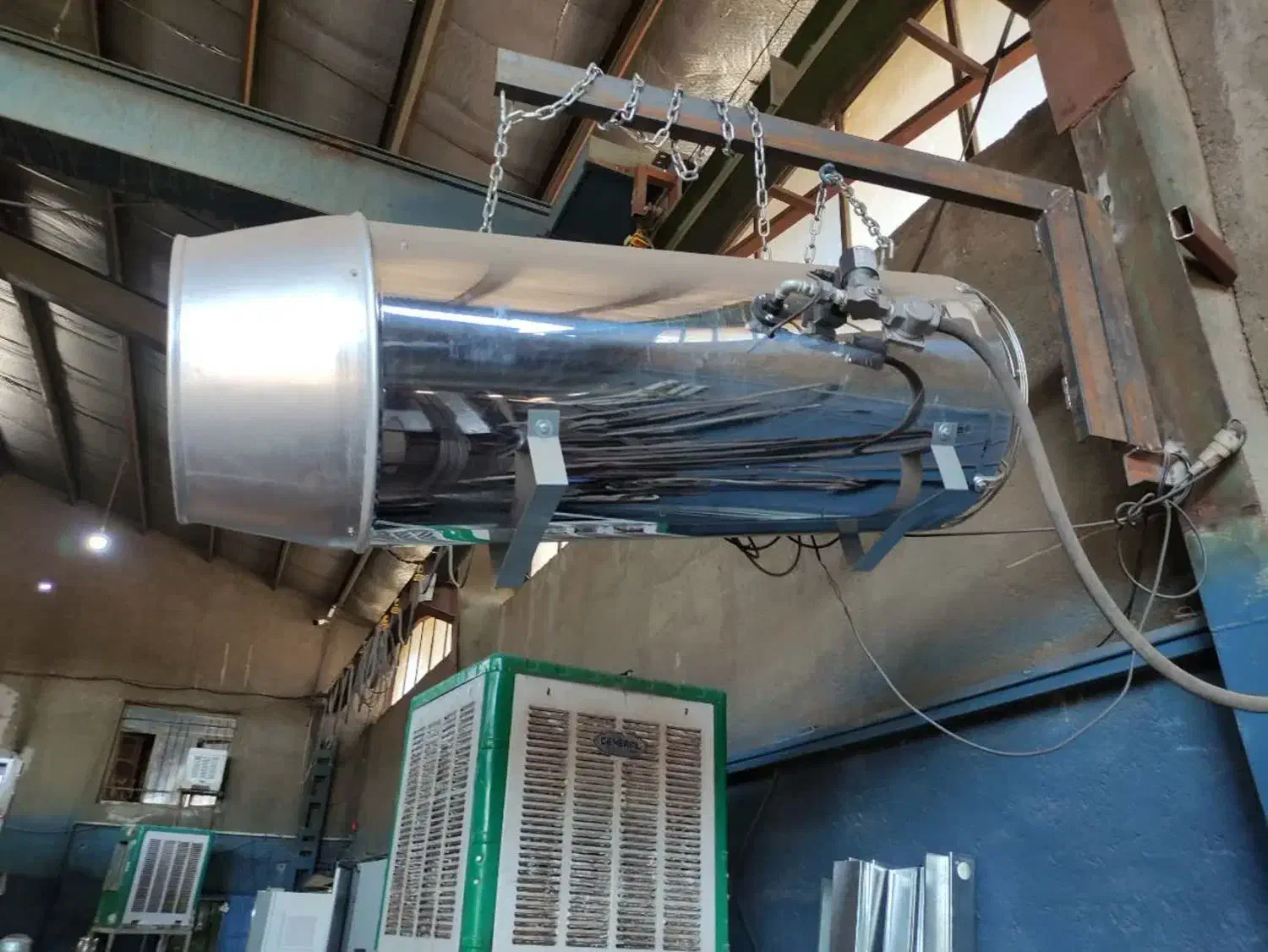 جت هیتر  الکترونیکی استیل|بخاری، هیتر، شومینه|اصفهان, نقش جهان|دیوار