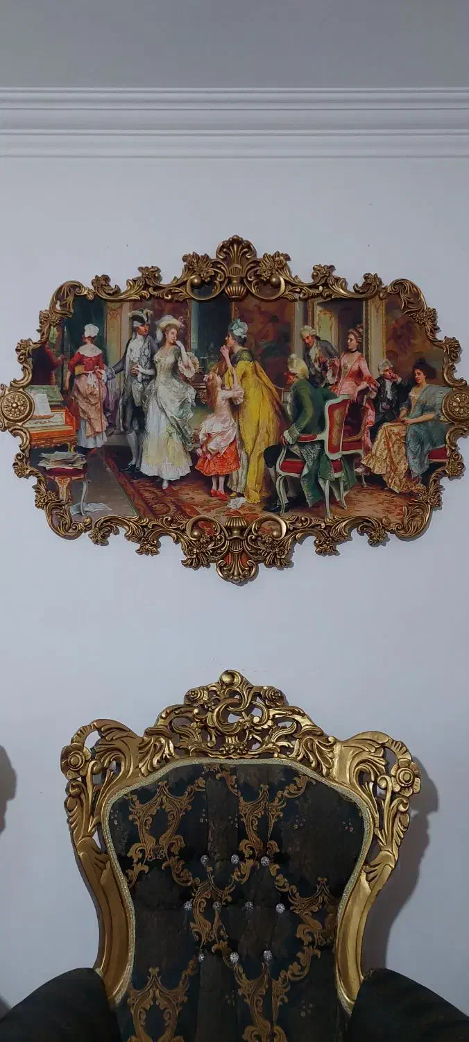 تابلو ماشینی با طرح و رنگ زیبا|تابلو فرش|سنقر, |دیوار