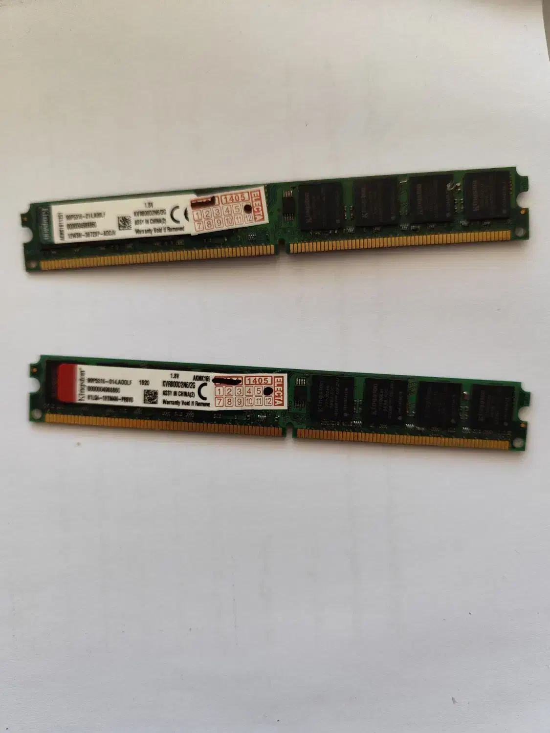 دوعدد رم DDR2 2G|قطعات و لوازم جانبی رایانه|شوش, |دیوار