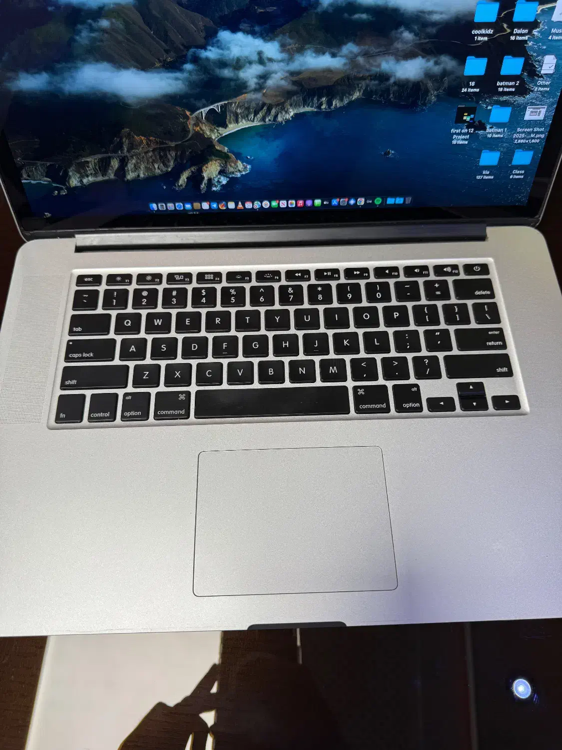 مک‌بوک پرو 15 اینچ 2015، i7، رم 16، SSD 512|رایانه همراه|تهران, ولنجک|دیوار