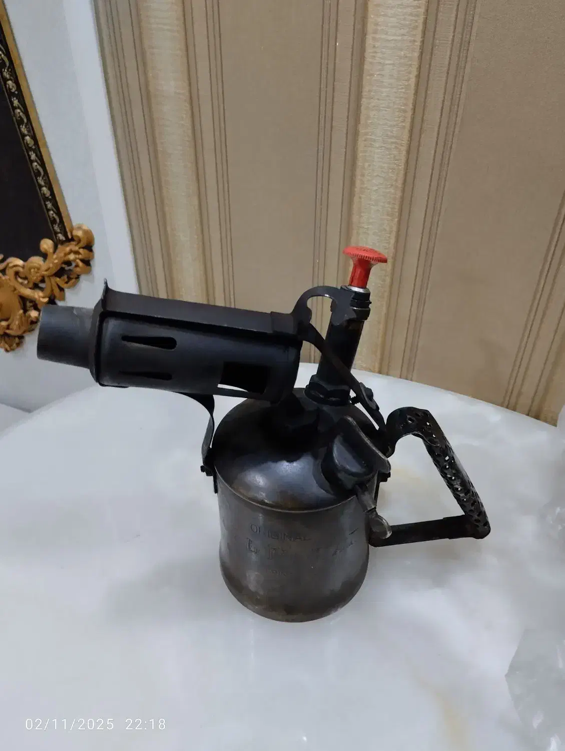 چراغ پریموس قدیمی برای 70سال پیش جنس برنج|کلکسیون اشیاء عتیقه|تهران, زرکش|دیوار