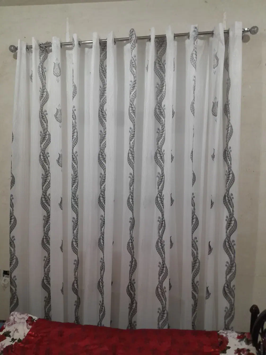 فروش پرده برای اتاق خواب دوعدد از 5متری|پرده، رانر، رومیزی|خلخال, |دیوار