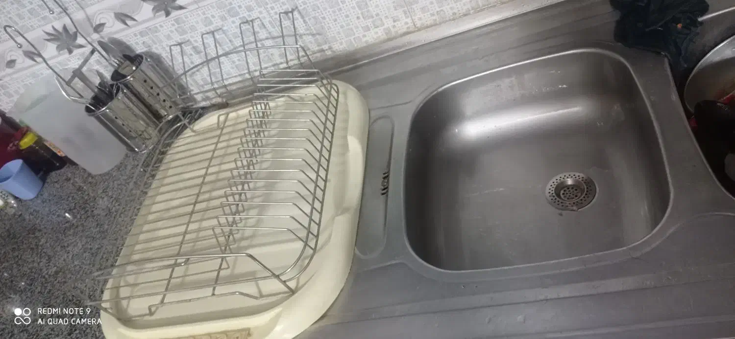 جاظرفی کنار سینک|آب‌چکان و نظم‌دهنده ظروف|خمینی‌شهر, |دیوار