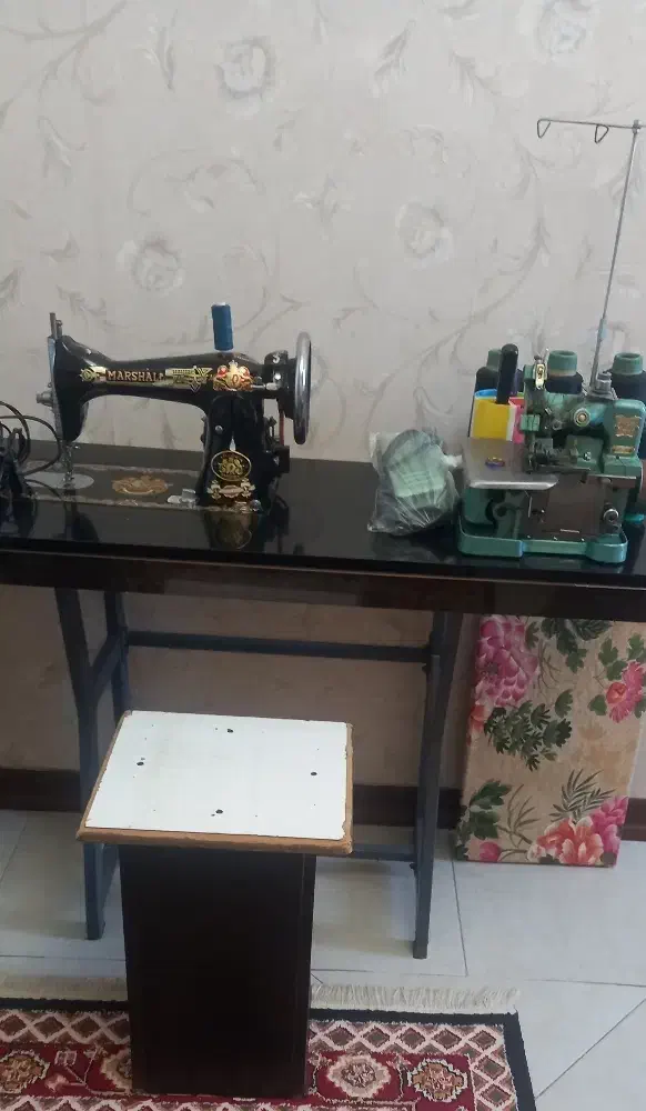 چرخ خیاطی به همراه سردوز سالم|چرخ خیاطی و ریسندگی|هشتگرد, مدرس|دیوار