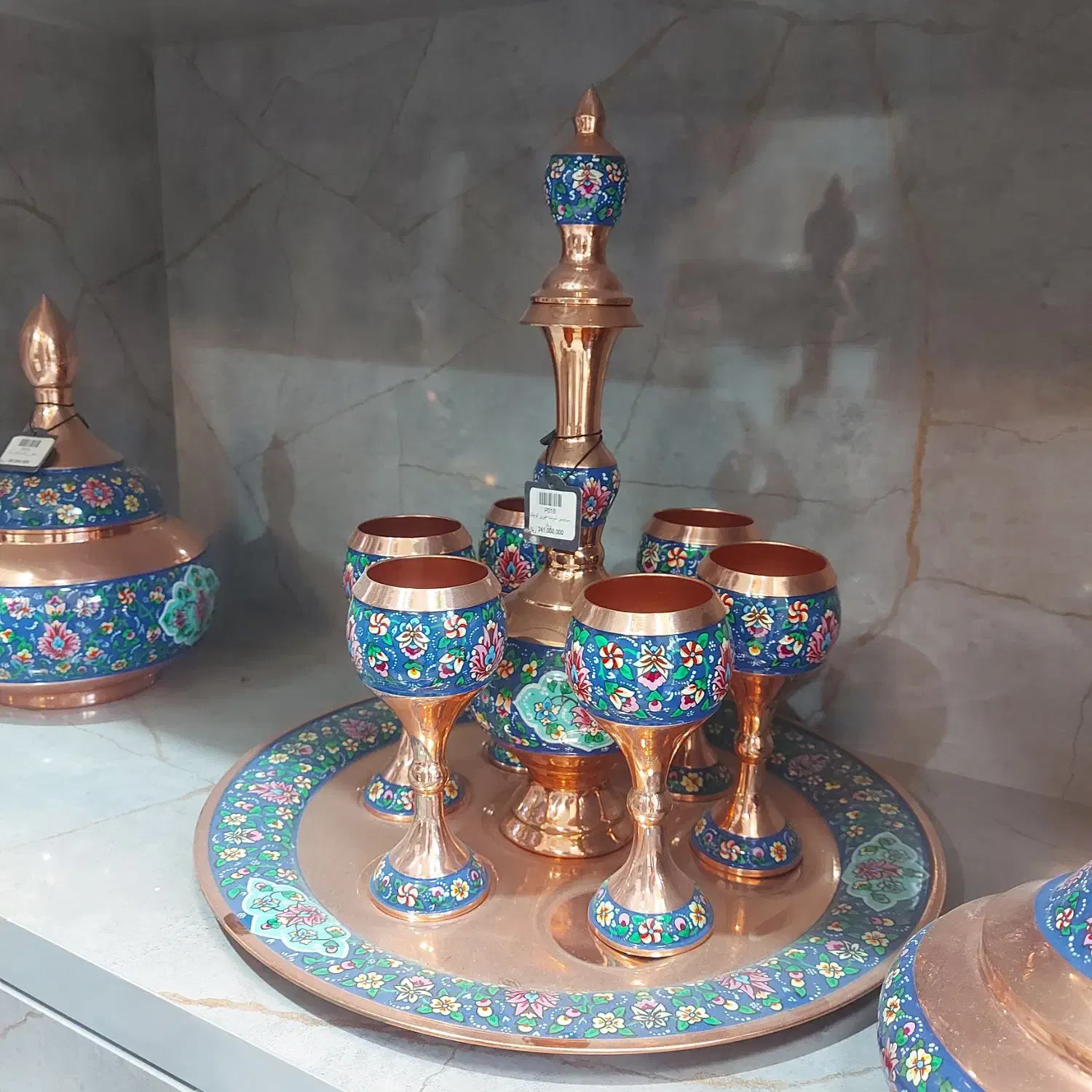 قندان و گلدان مسی اقساط ۲۴ماهه بازنشسته|صنایع دستی و سایر لوازم تزئینی|تبریز, |دیوار
