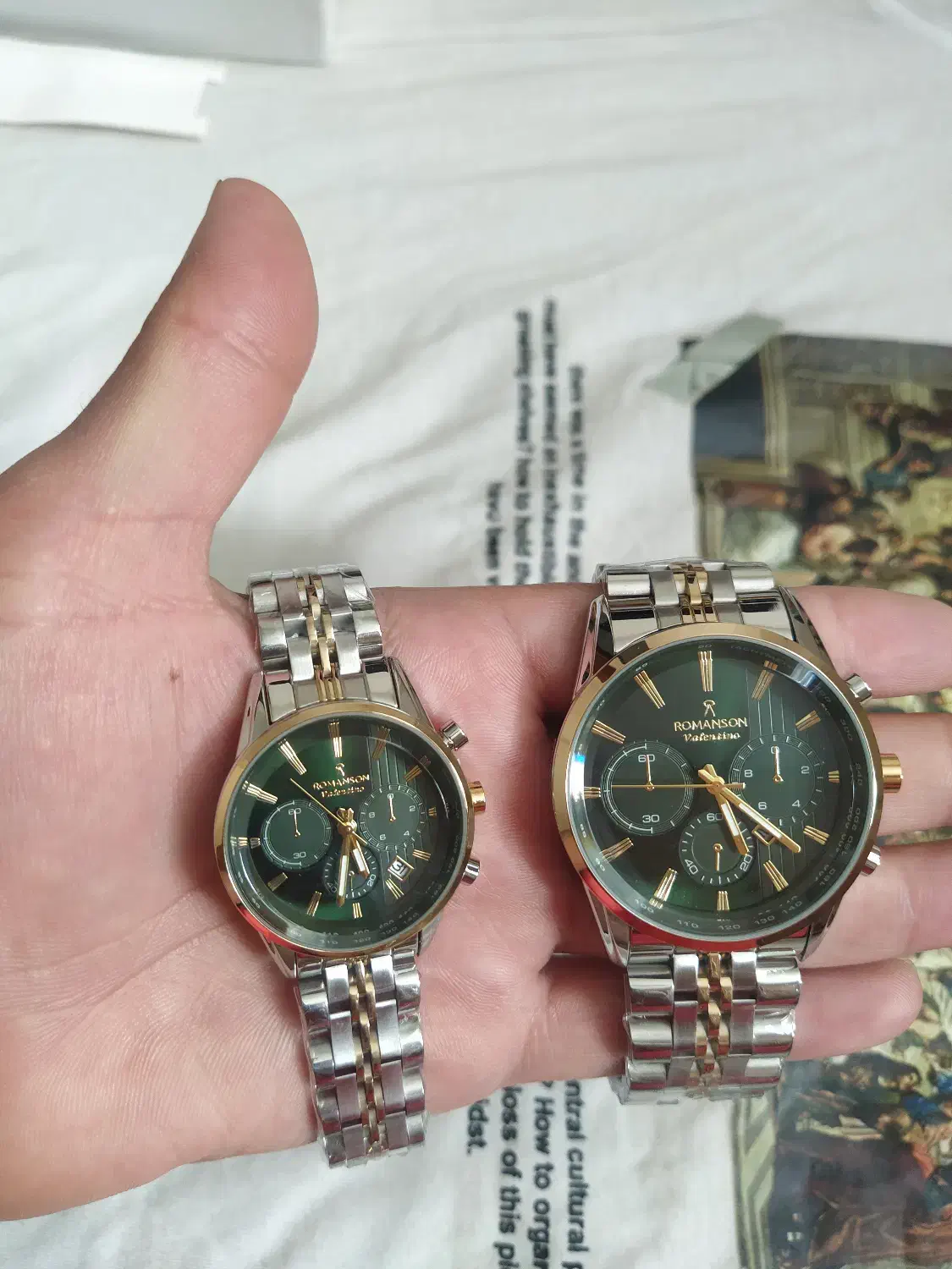 ساعت ست مردانه و زنانه  اصلی موتور ژاپن|ساعت|کارون, |دیوار