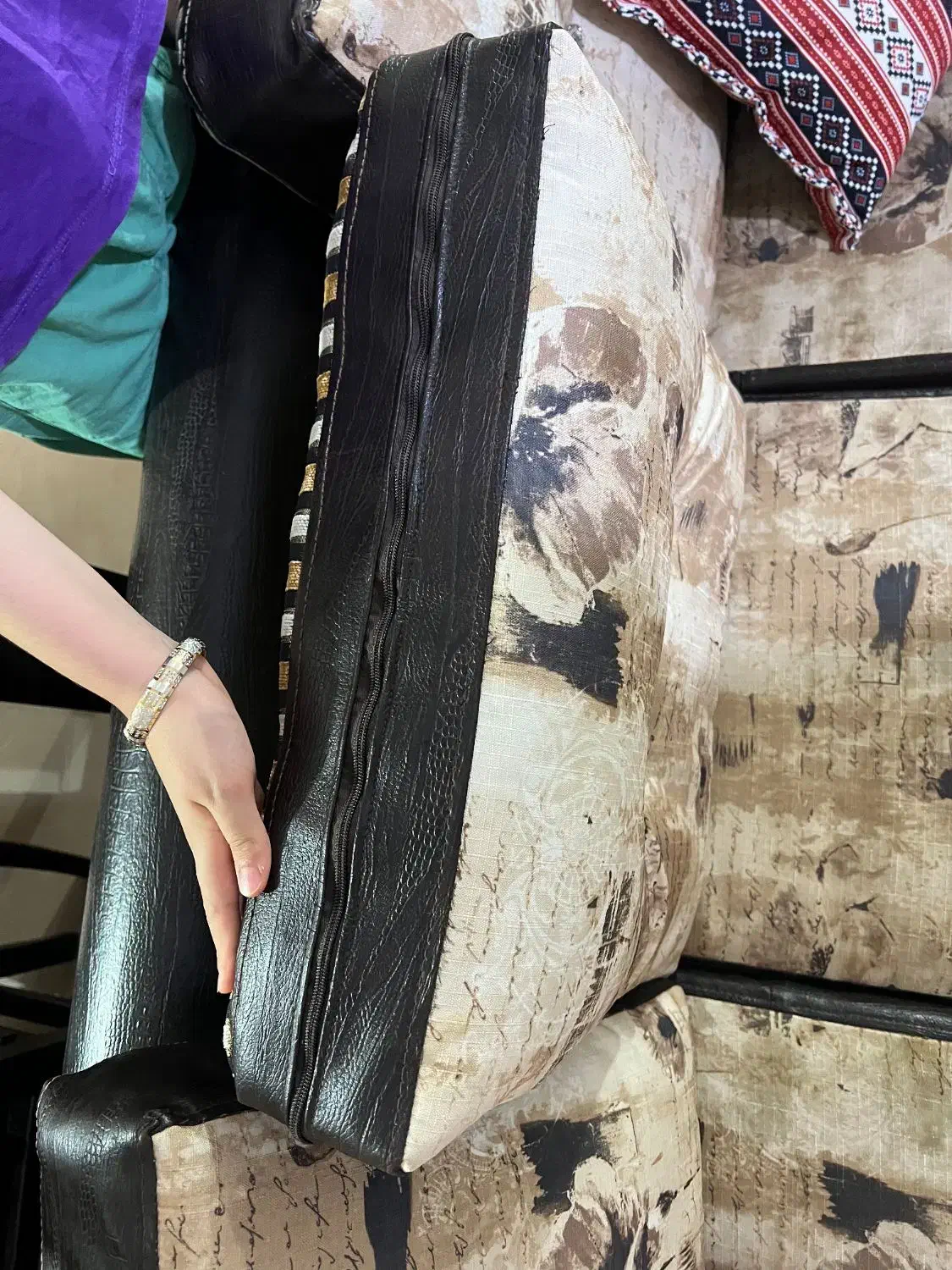 مبل ۷ نفره با میز|مبلمان خانگی و میز عسلی|قائم‌شهر, |دیوار