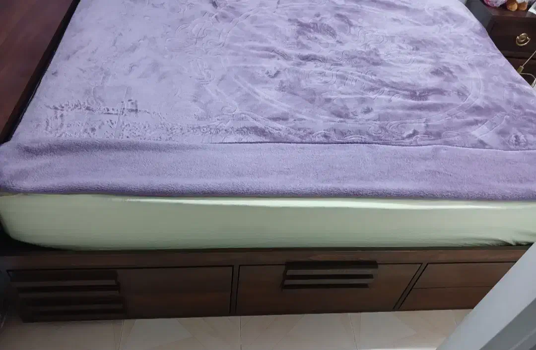 تخت خواب دونفره اسپرت چوب واقعی|تخت و سرویس خواب|رباط‌کریم, الارد|دیوار