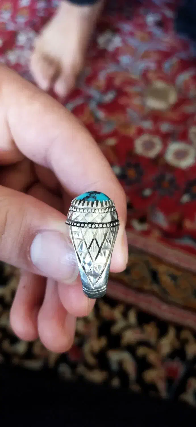 انگشتر نقره دستساز|جواهرات|دهدشت, |دیوار