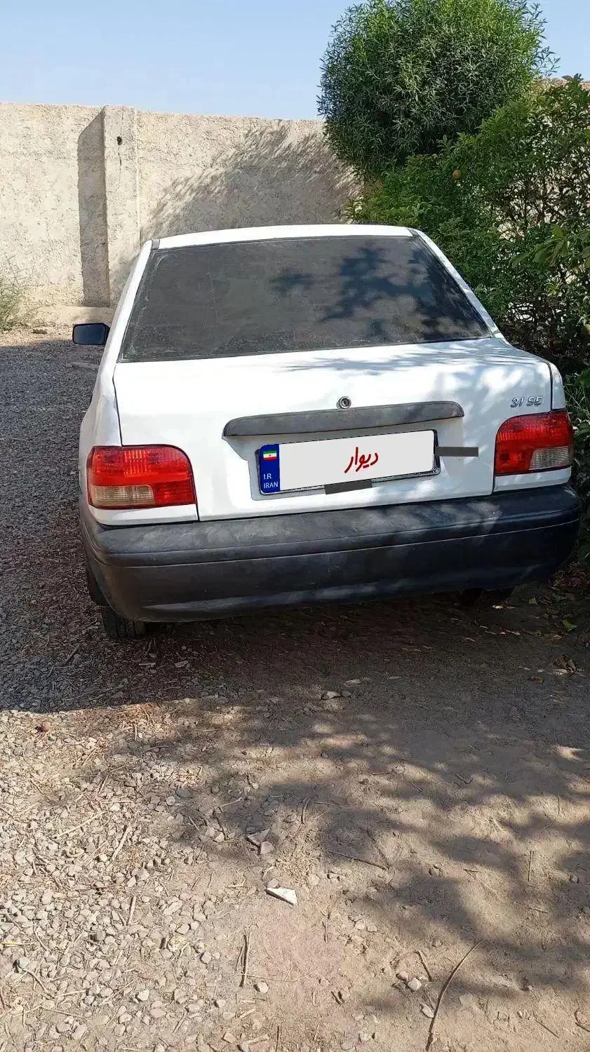 پراید سفید مدل ۱۳۹۵|خودرو سواری و وانت|ایرانشهر, |دیوار