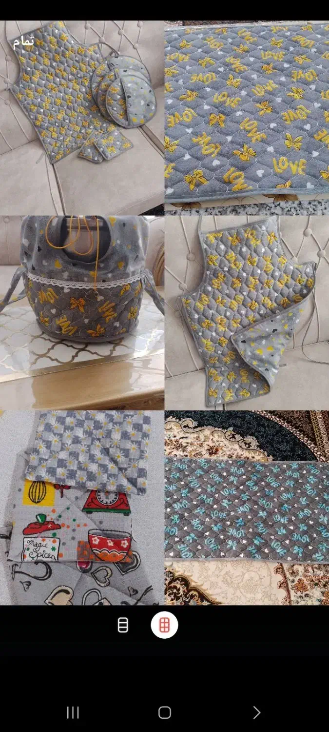 سرویس آشپزخانه|سفره، حوله، دستمال آشپزخانه|نجفآباد, یزدانشهر|دیوار