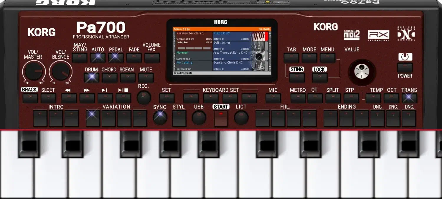 ست ارگ گوشی|پیانو، کیبورد، آکاردئون|لردگان, |دیوار