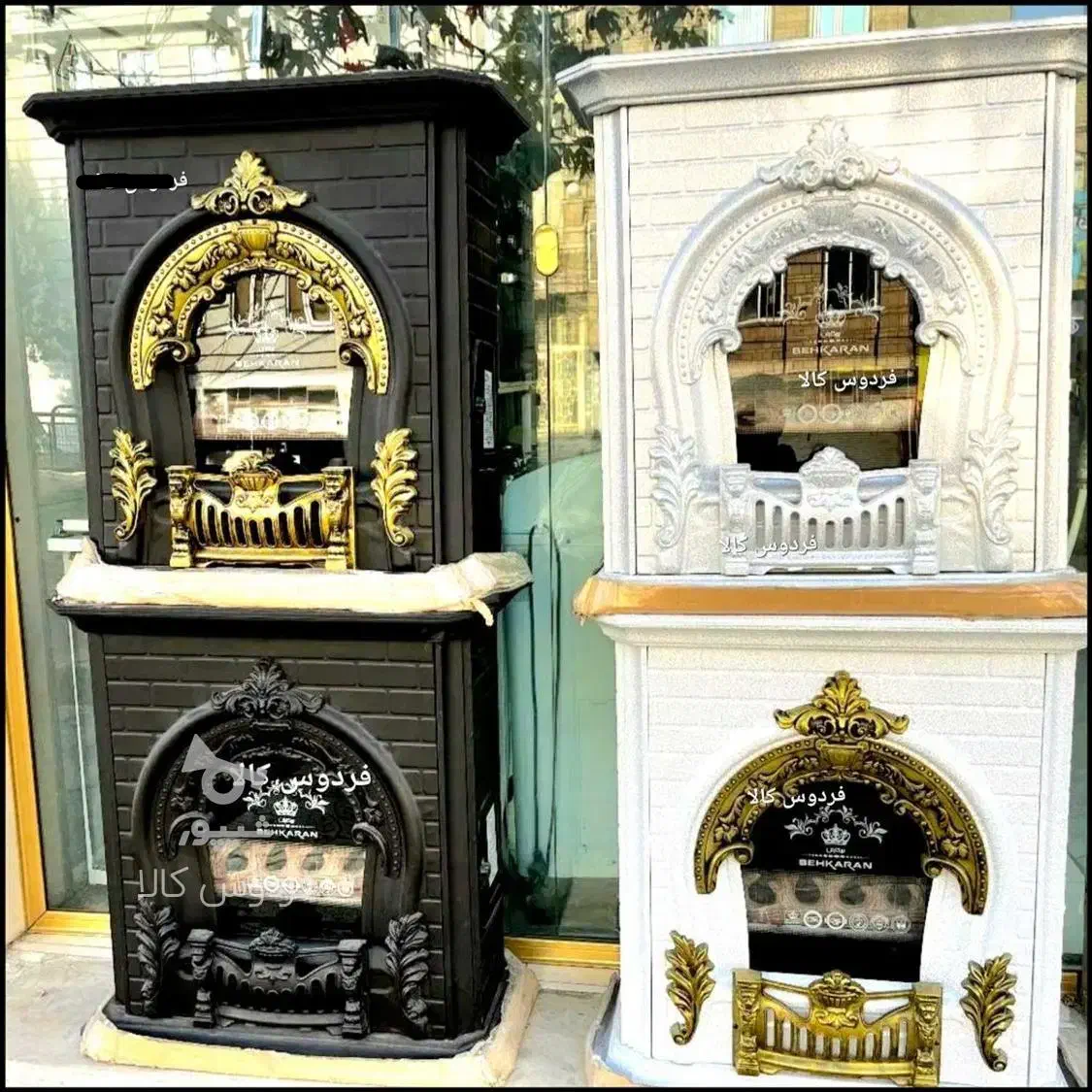 بخاری گازی شومینه ای جنرال|بخاری، هیتر، شومینه|رشت, رودباری|دیوار