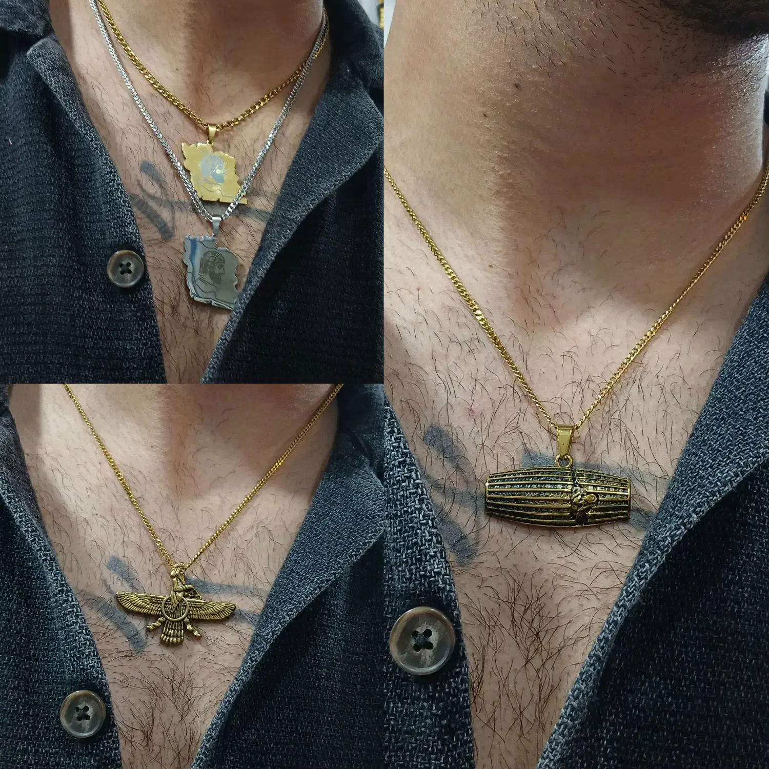 گردبند و دستبند مردانه|بدلیجات|جهرم, |دیوار