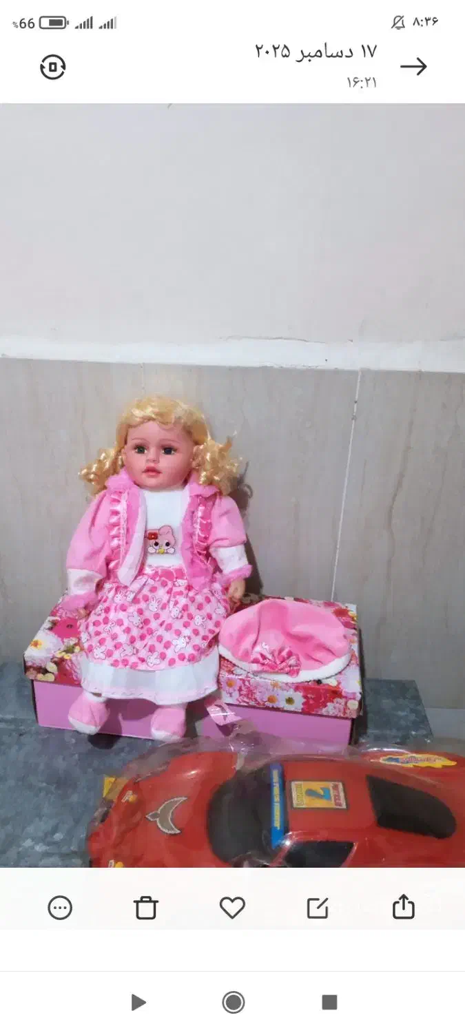 عروسک وماشین|اسباب‌بازی بچه|مشهد, طبرسی شمالی|دیوار