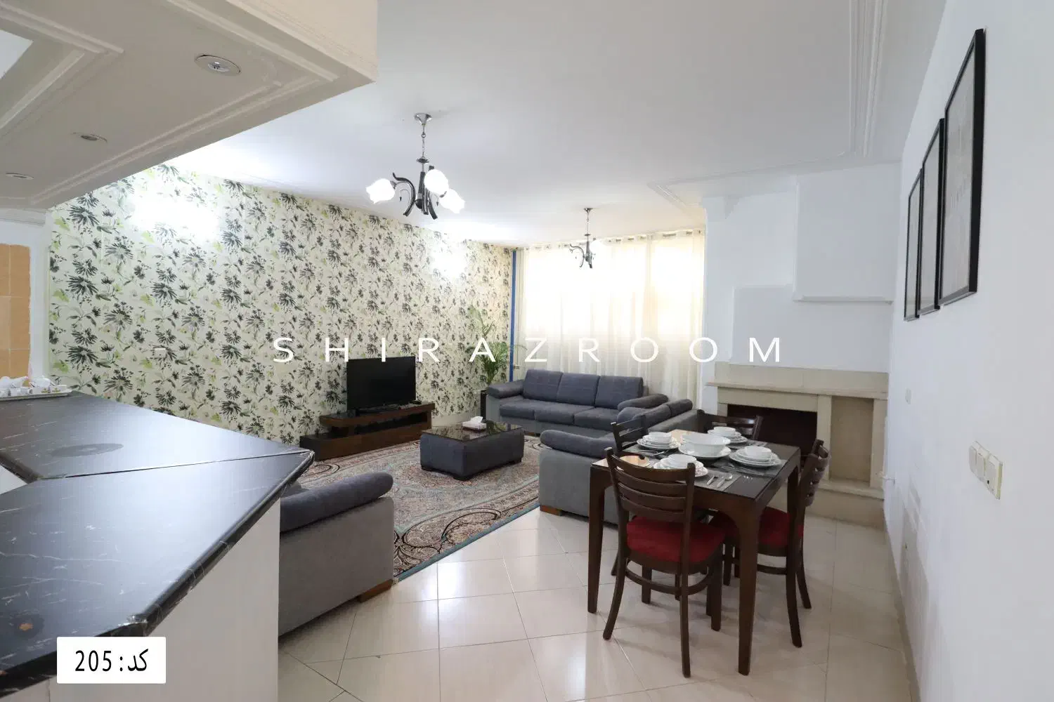 اپارتمان فول فرنیش(مبله)|اجارهٔ کوتاهمدت آپارتمان و سوئیت|شیراز, فرهنگ شهر|دیوار