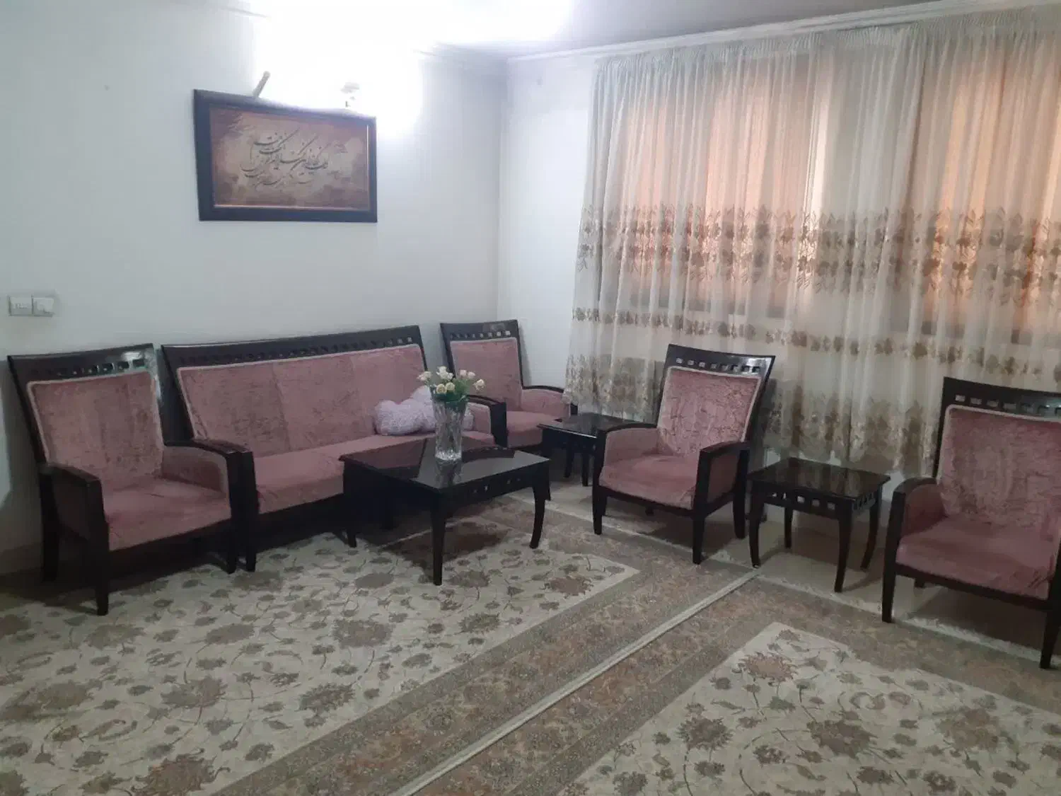 مبلمان ۷ نفره و ناهار خوری ۸ نفره|مبلمان خانگی و میز عسلی|قم, شهرک امام حسن|دیوار