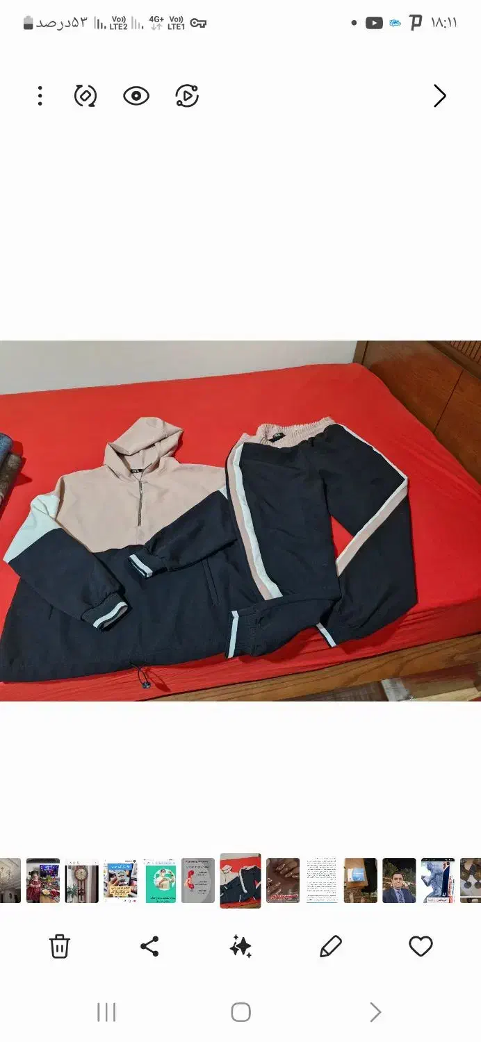 ست ورزشی ترک برند زارا|لباس|تهران, پونک|دیوار