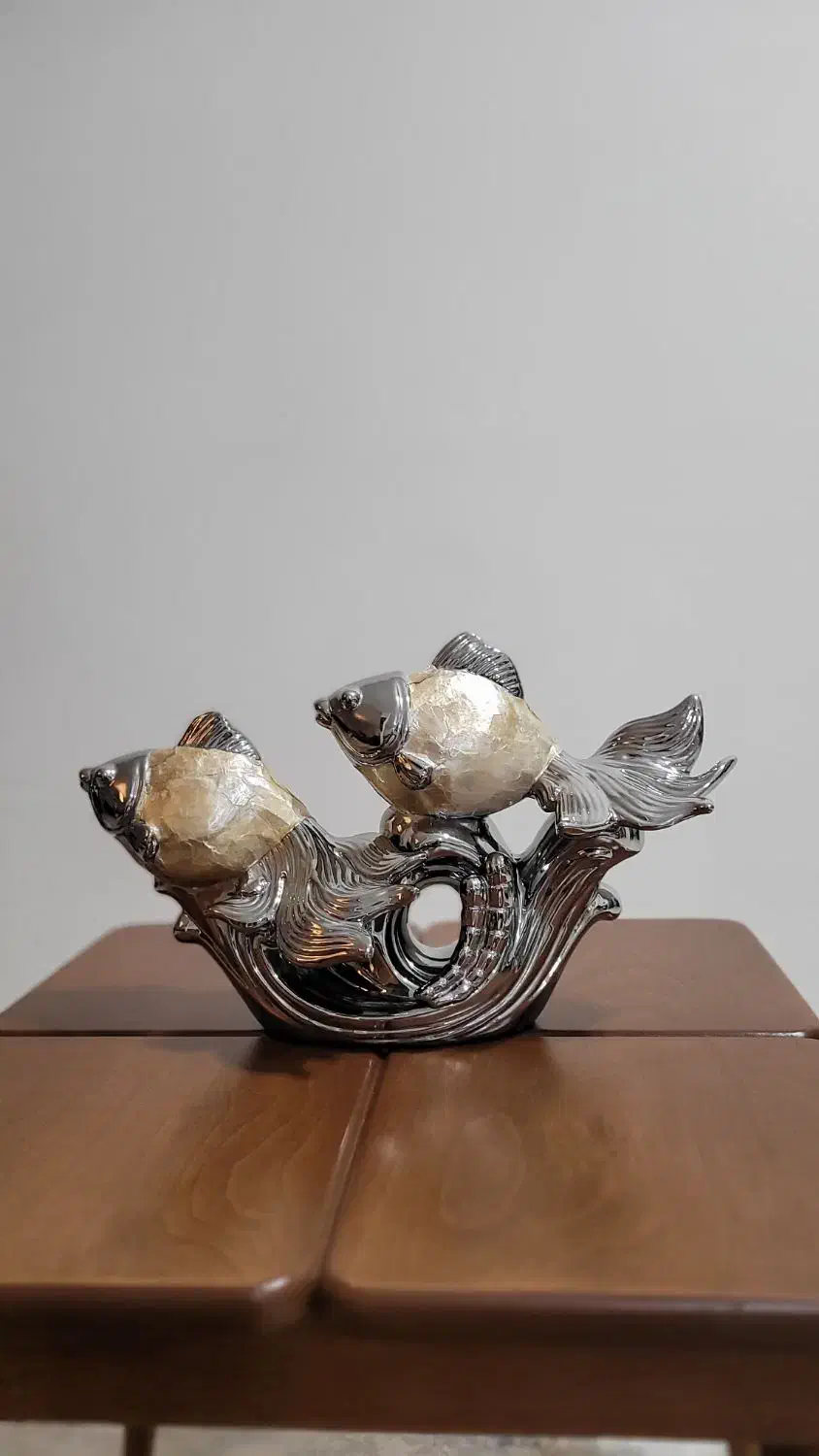 مجسمه تزیینی ماهی|مجسمه، تندیس، ماکت|مشهد, شهید بهشتی|دیوار