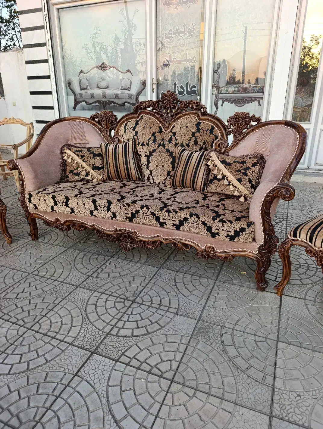 مدل پرنس ست 9نفره تمام گردو با ضمانت کتبی|مبلمان خانگی و میز عسلی|مرند, |دیوار