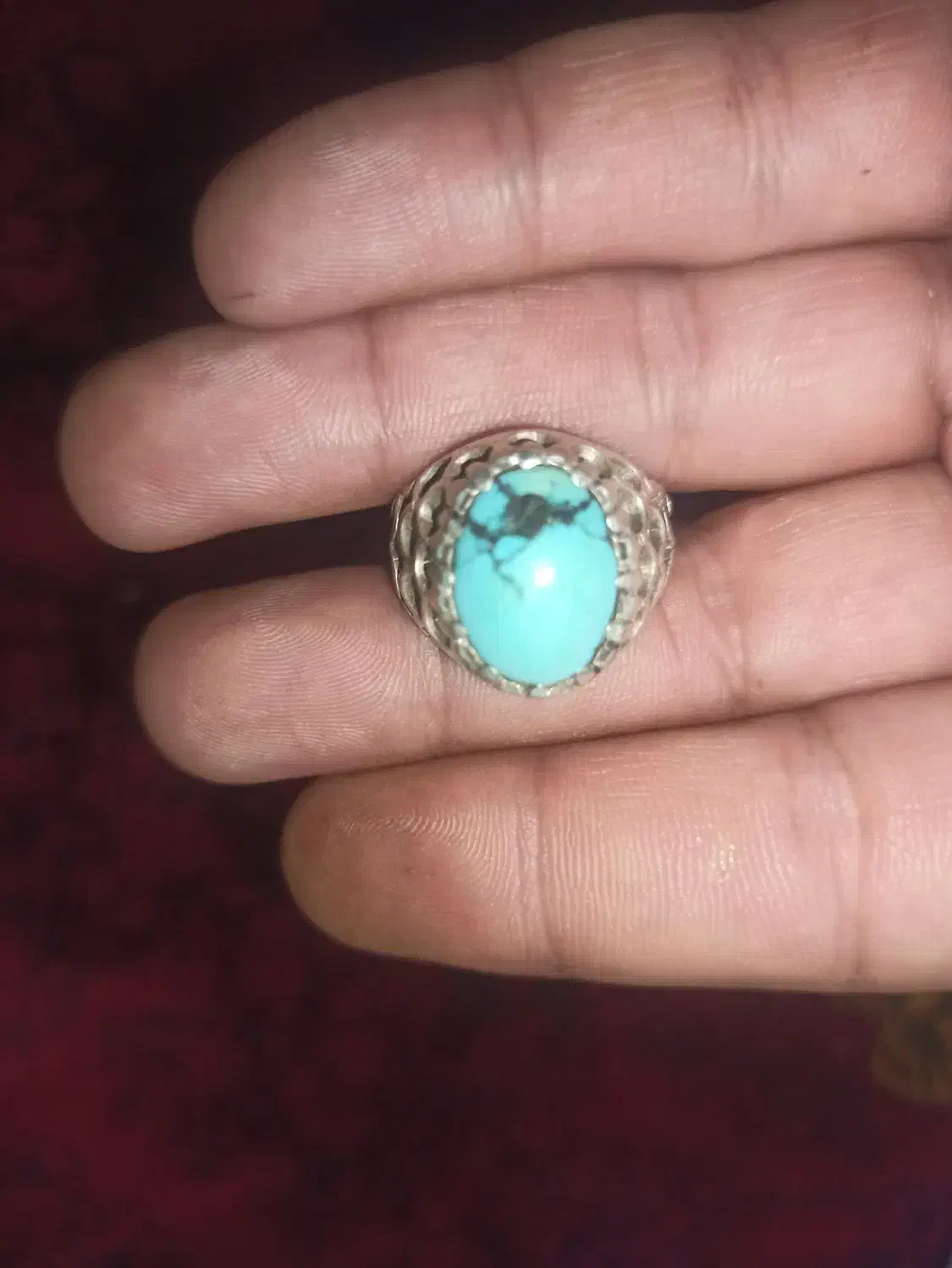 انگشتر فیروزه نیشابور|جواهرات|شهرکرد, |دیوار