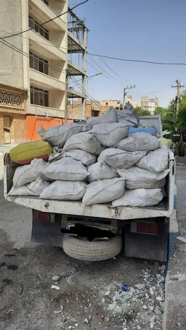 حمل نخاله وپخش مصالح ساختمانی|مصالح و تجهیزات ساختمان|اهواز, بهارستان|دیوار