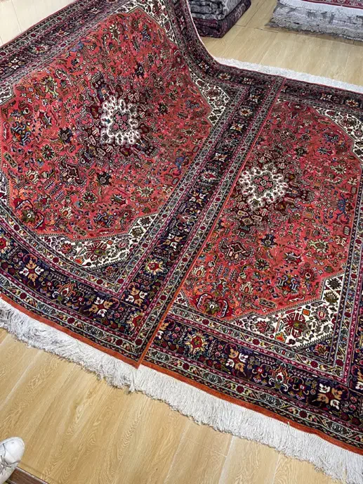 فرش ۶ متری جفت اذرشهر تبریز زمینه پوست پیازی|فرش|تهران, سلسبیل شمالی|دیوار