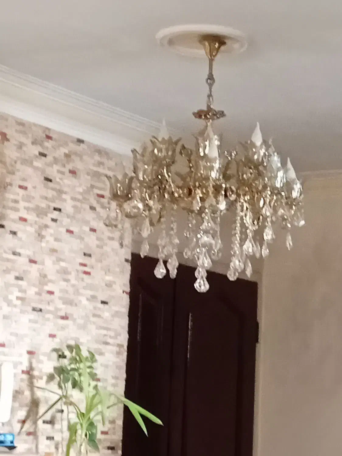 لوستر برنجی|لوستر و چراغ آویز|تهران, جنت‌آباد شمالی|دیوار