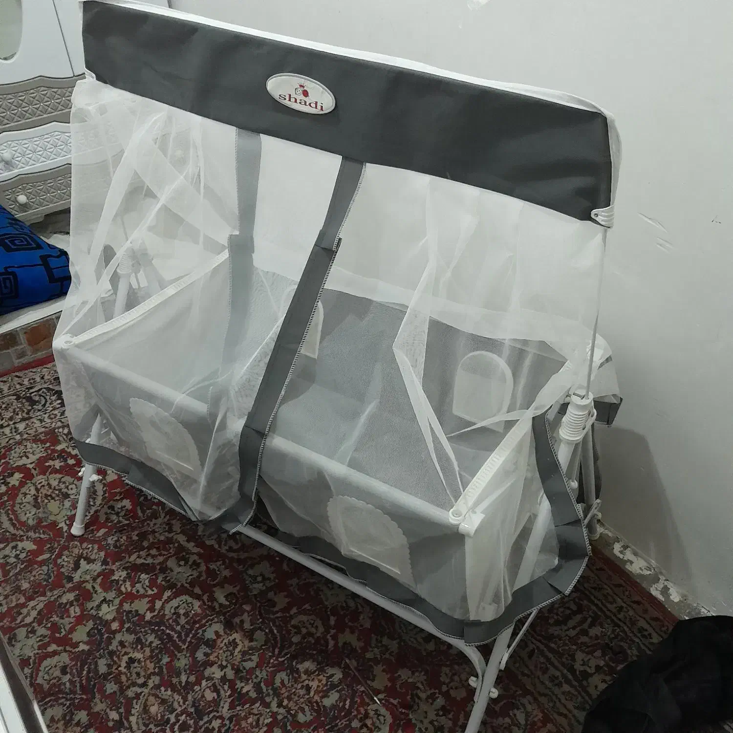 گهواره نوزاد در حد نو|اسباب و اثاث بچه|تایباد, |دیوار