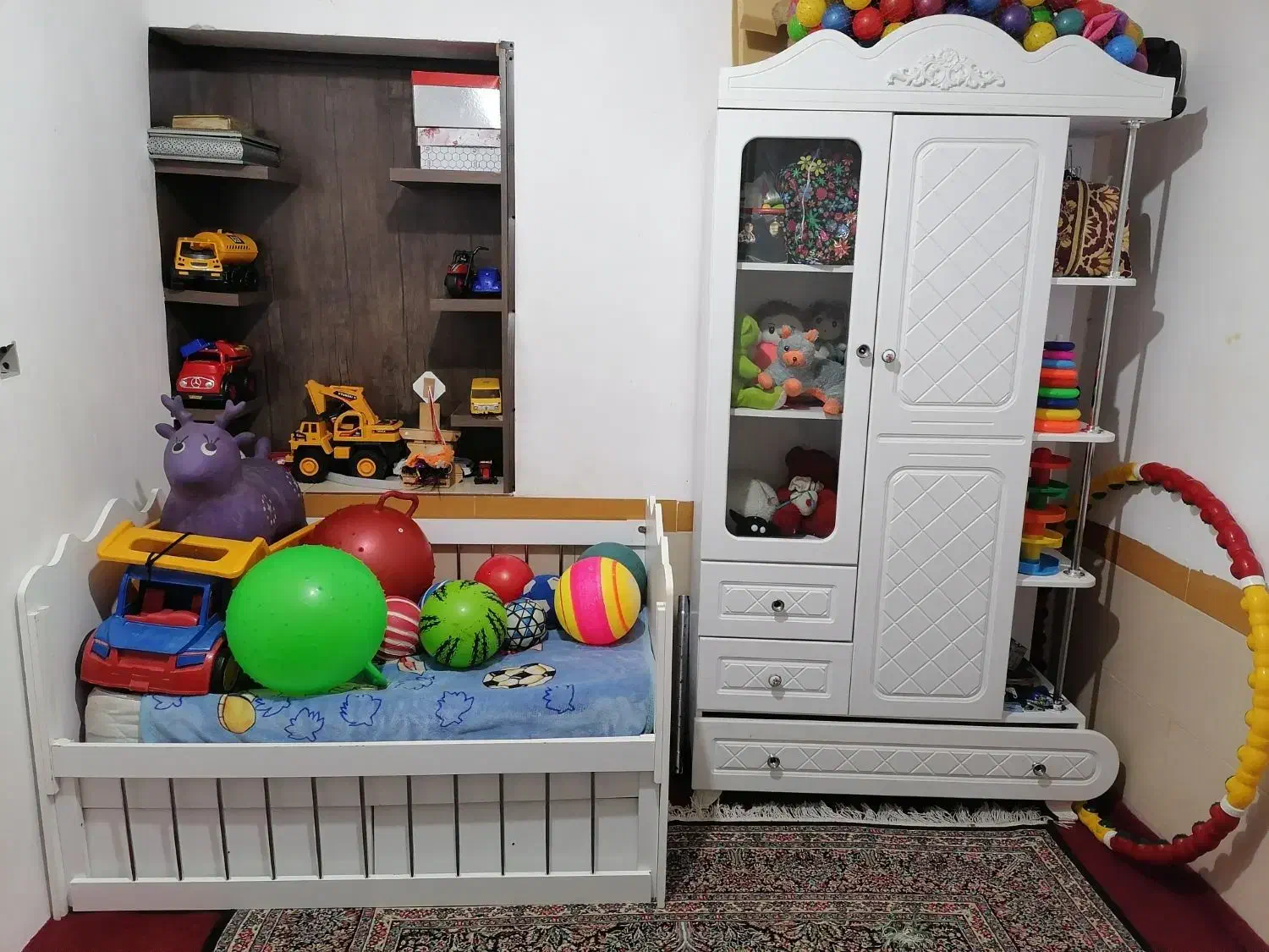 سرویس خواب کودک|تخت و صندلی بچه|کرمان, |دیوار