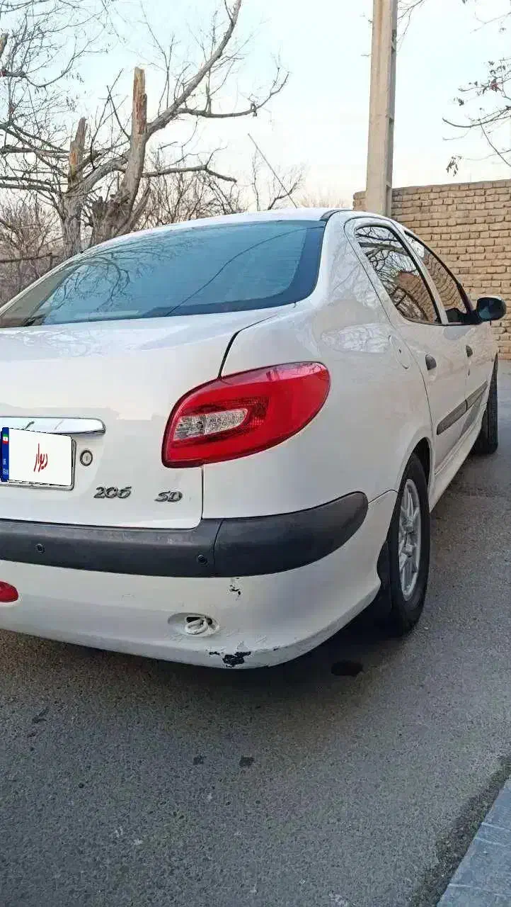 پژو206 V8|خودرو سواری و وانت|کرج, کلاک پایین|دیوار