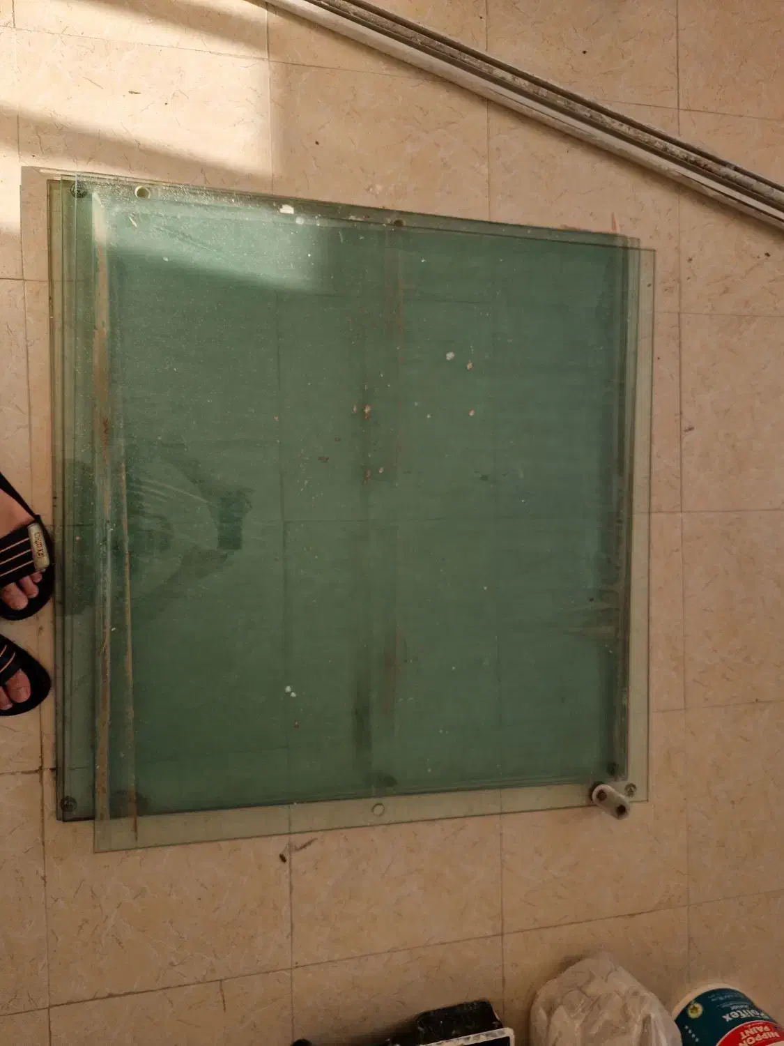 فروش شیشه سکوریت ۱۲ میلی متر|مصالح و تجهیزات ساختمان|ساوه, |دیوار