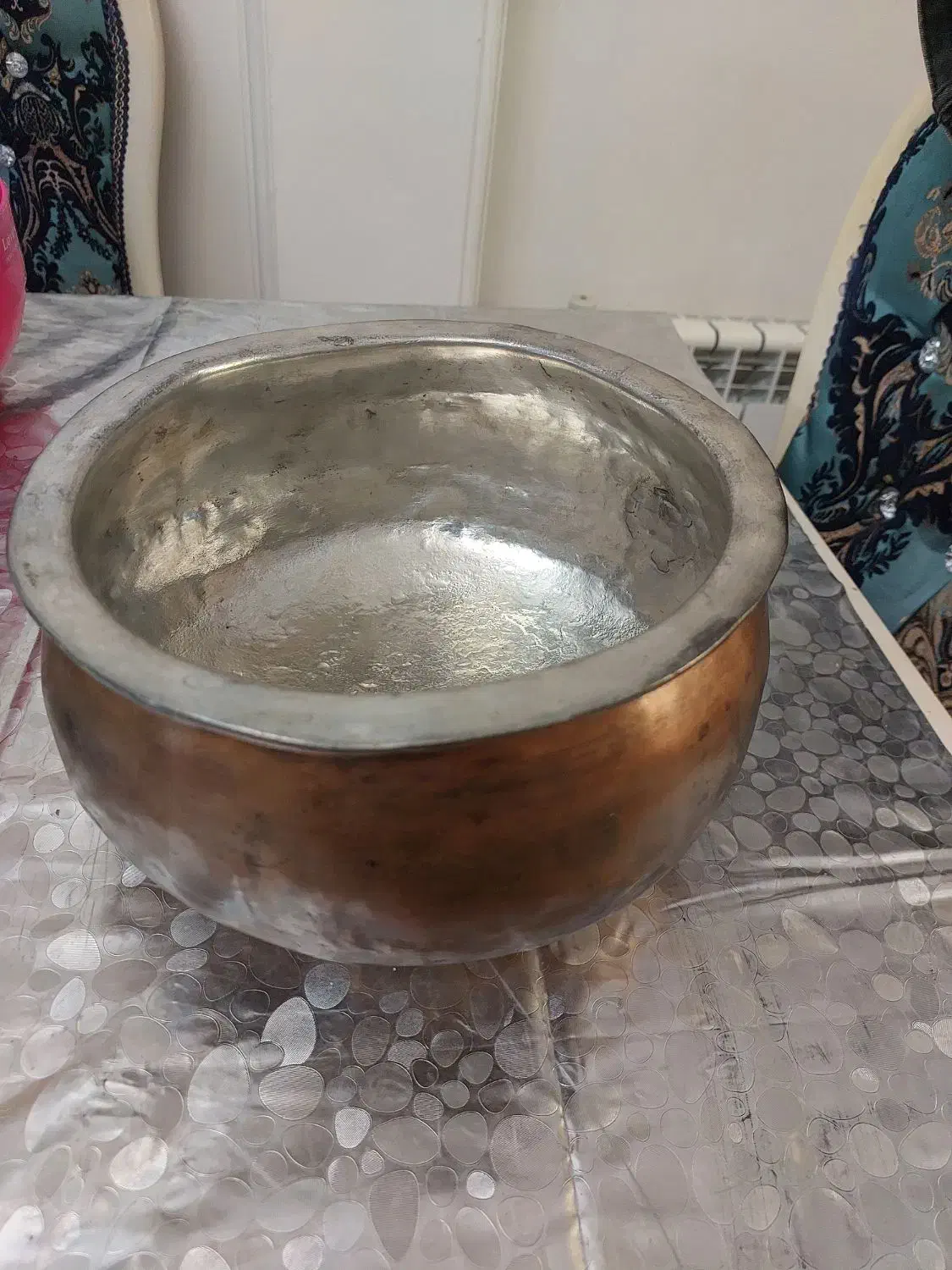 ظروف مسی قدیمی|کلکسیون اشیاء عتیقه|تهران, نیروی هوایی (پیروزی)|دیوار