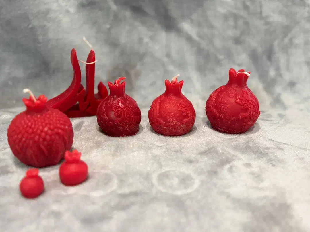 فروش شمع انار یلدا  فقط  ۲۰۰۰۰ تومان|صنایع دستی و سایر لوازم تزئینی|شهرکرد, |دیوار