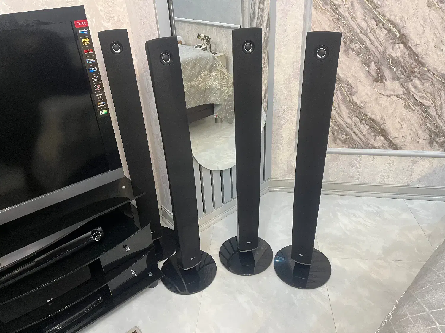 فروش ۴ باند ال‌جی سالم|سیستم صوتی خانگی|ری, فیروزآبادی|دیوار