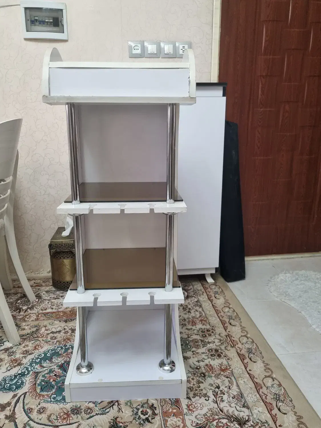 ویترین چوبی سه طبقه|بوفه، ویترین، کنسول|قزوین, |دیوار