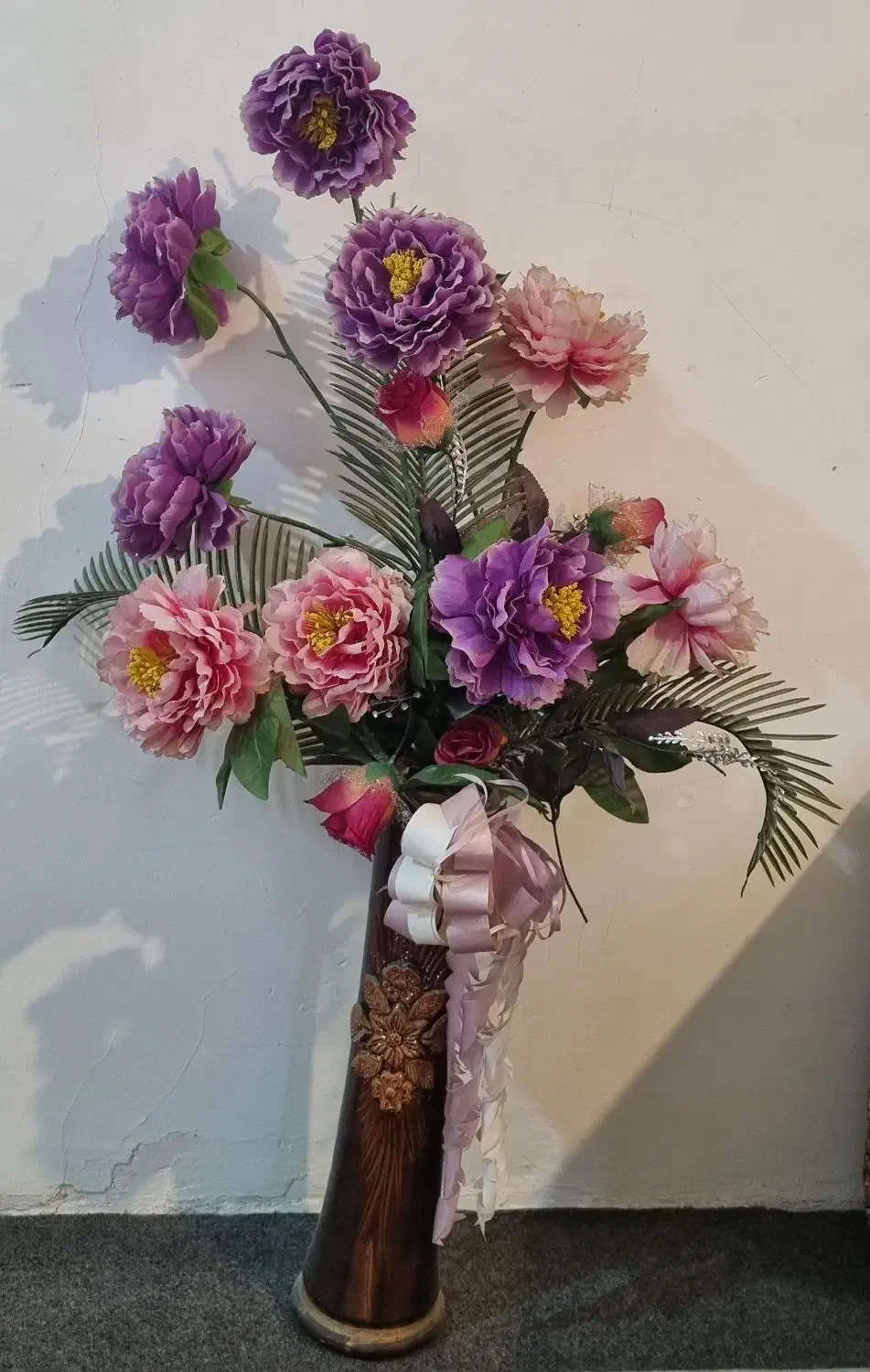 گل مصنوعی با پایه|گل مصنوعی|سنندج, |دیوار