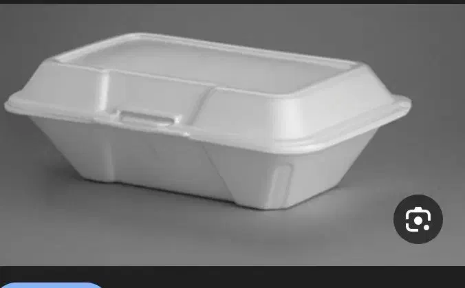 ظرف فومی تک نفره|ظروف نگهدارنده، پلاستیکی، یکبارمصرف|جونقان, |دیوار