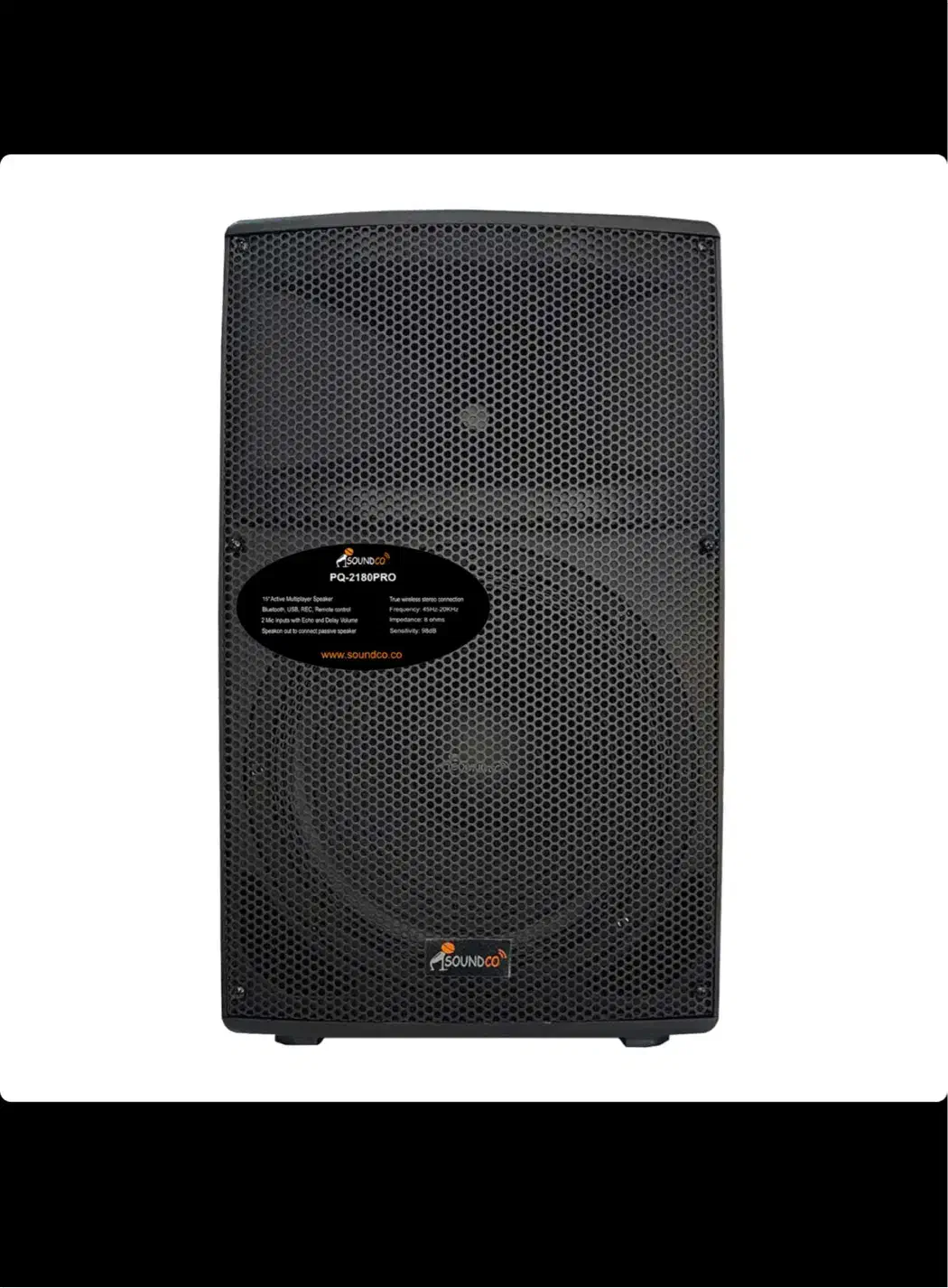 اسپیکر ۱۵ اینچ حرفه ای ساندکو-بلوتوثی-میکروفون خور|پخش‌کننده همراه|اصفهان, باغ زرشک|دیوار