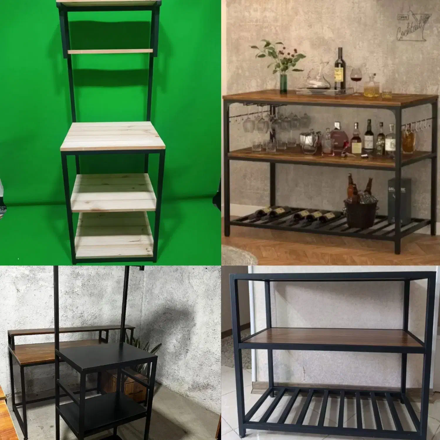 میز و صندلی تخت و کافی بار ، میز کار|عمده‌فروشی|رشت, هلال احمر|دیوار