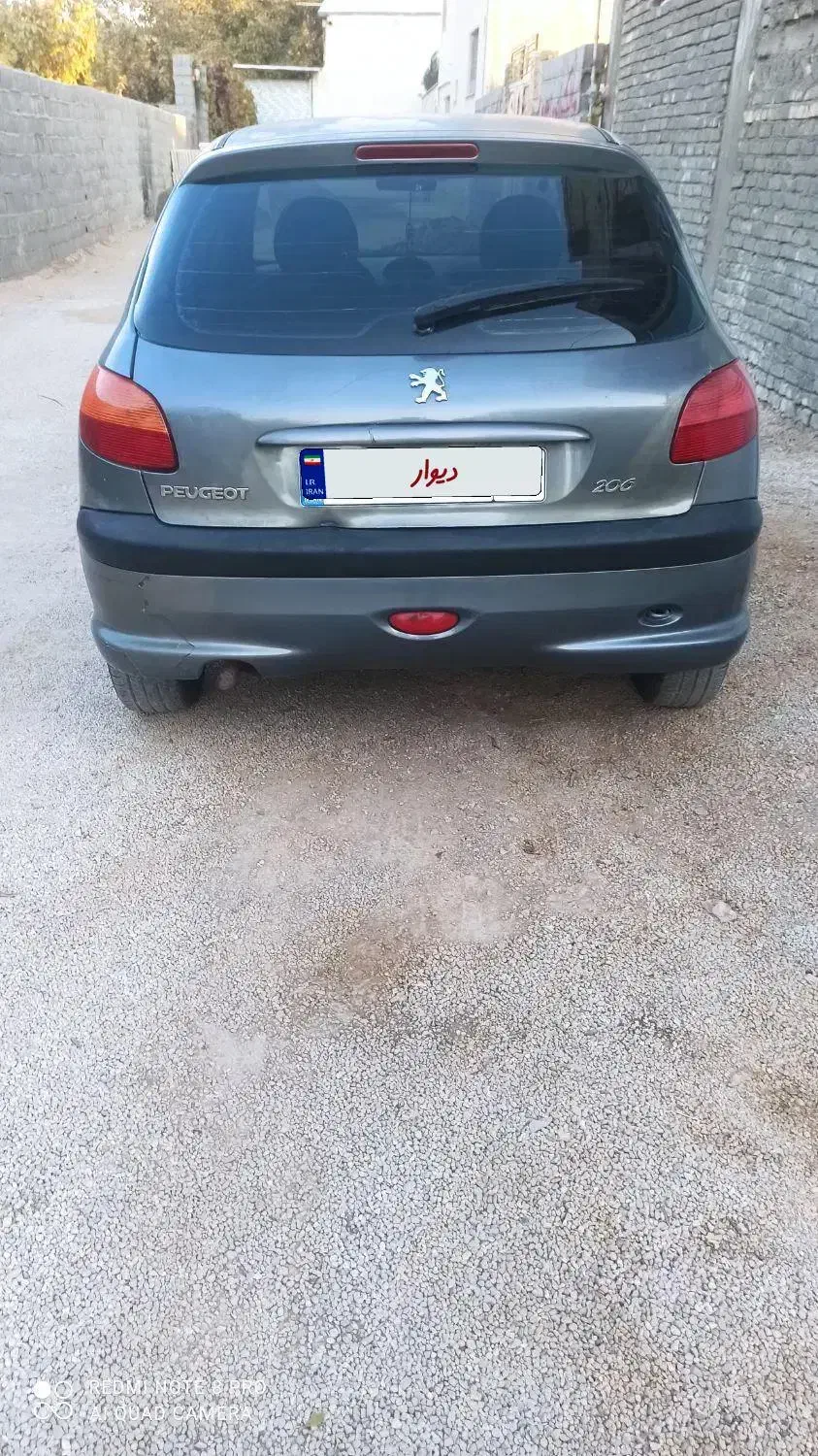 206 مدل 84نوک مدادی|خودرو سواری و وانت|ابریشم, |دیوار