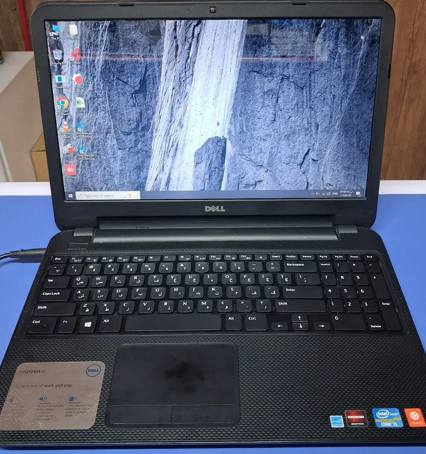 لپ تاپ دل اینسپایرون ۳۵۲۱ ssd 250 i5|رایانه همراه|تهران, آبشار|دیوار