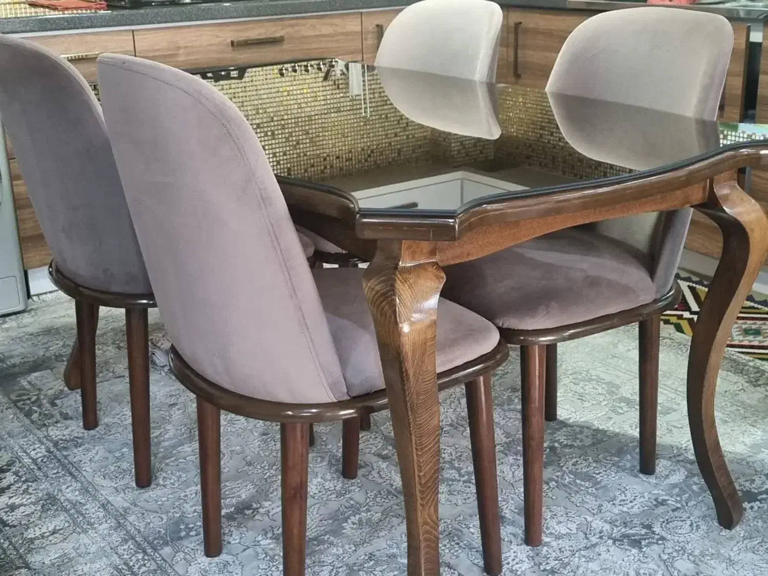 نهارخوری درحد نو نو|میز و صندلی غذاخوری|گرمدره, |دیوار