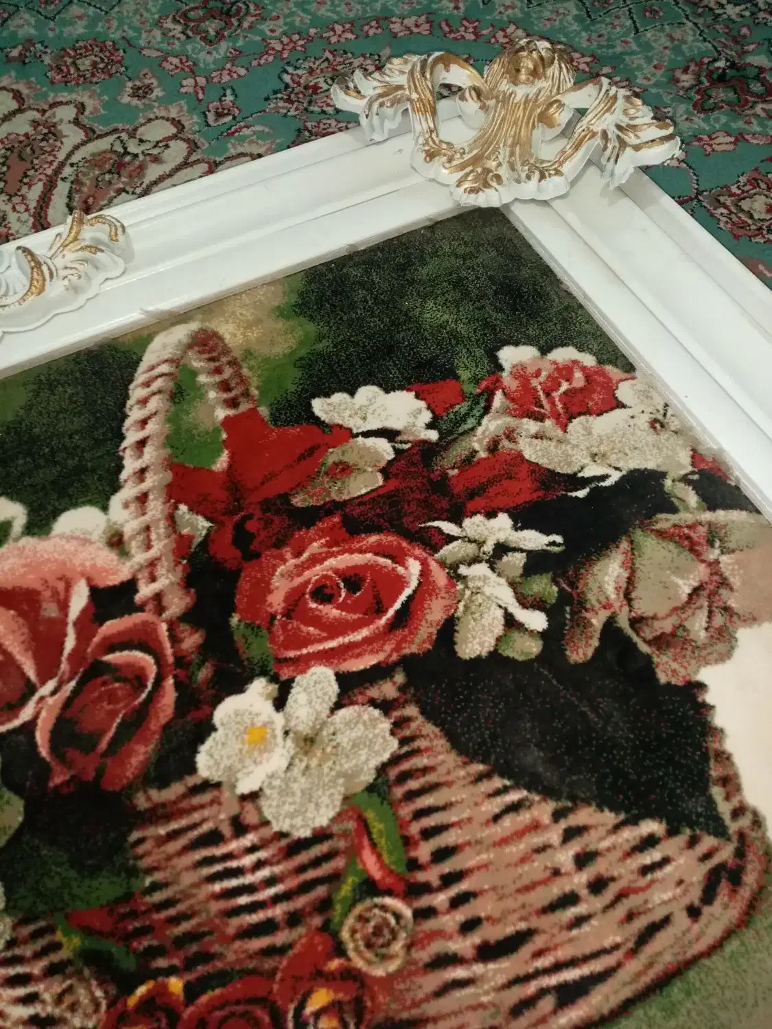 تابلو گل|تابلو فرش|یزد, |دیوار