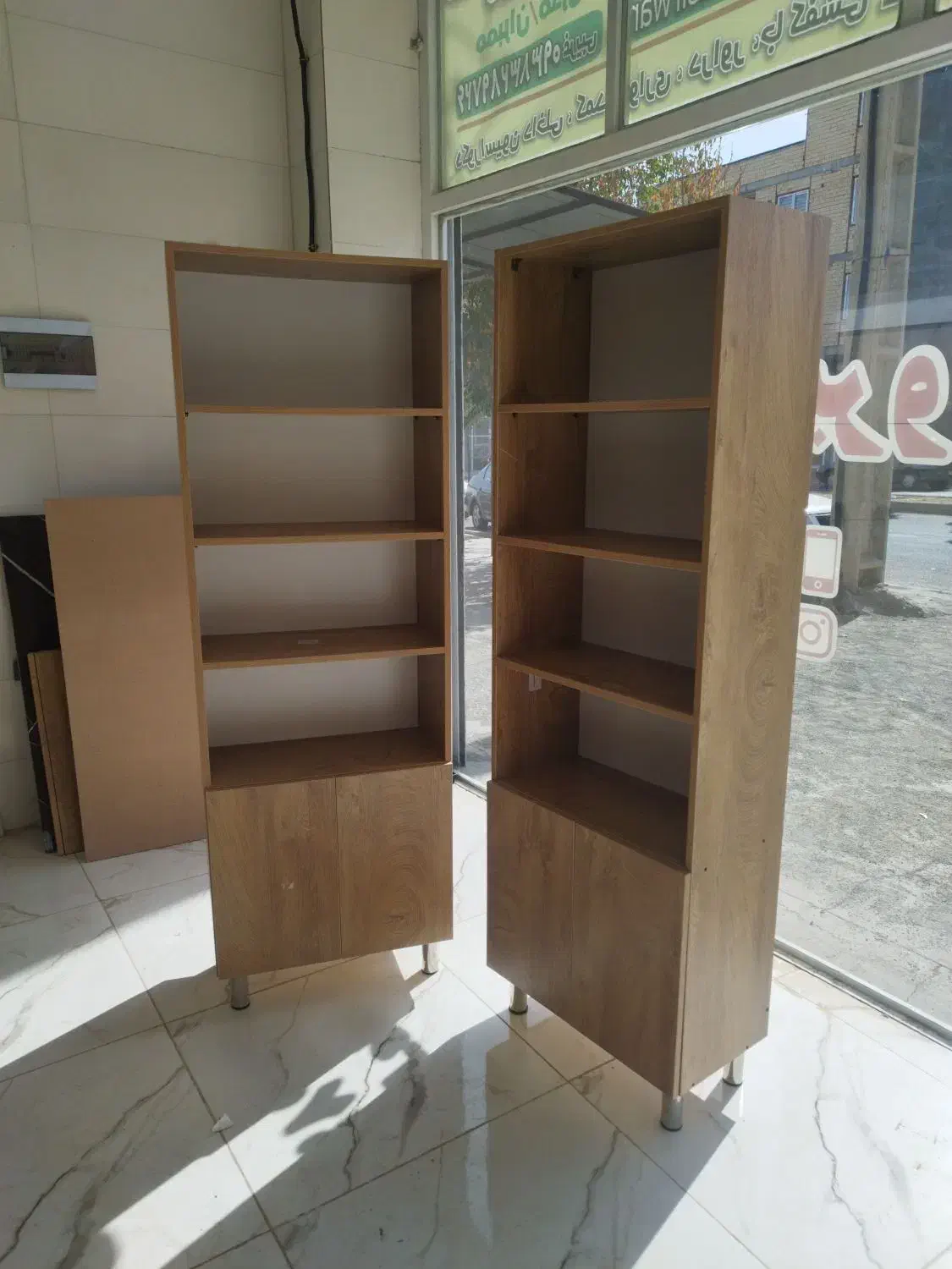 کتابخانه|کتابخانه، شلف، قفسه‌های دیواری|دهگلان, |دیوار