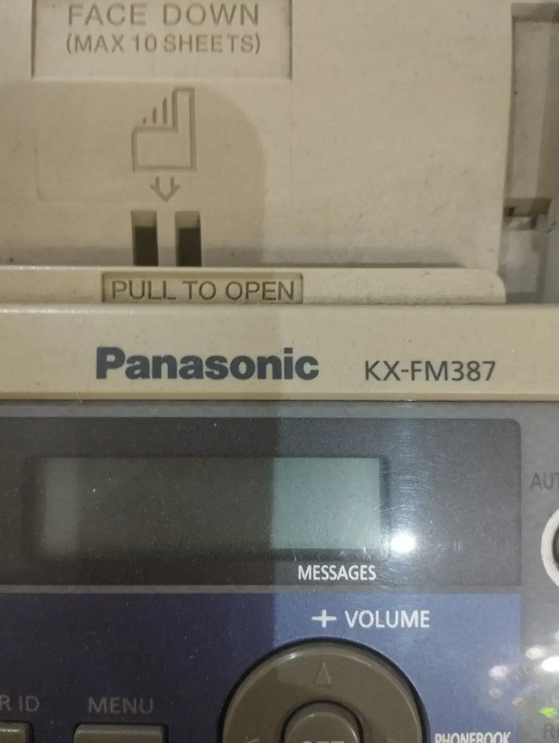 فکس و تلفن پاناسونیک مدل kxfM387|تلفن رومیزی|تهران, امام زاده عبدالله|دیوار