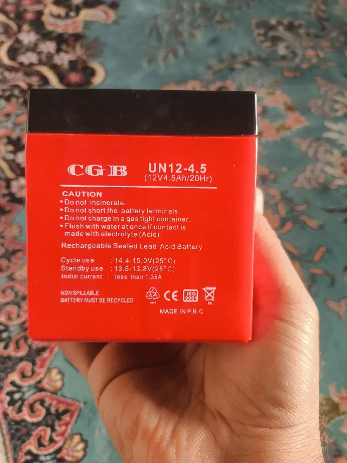 باطری ۴/۵ آمپر ۱۲ ولت|ابزارآلات|ایذه, |دیوار