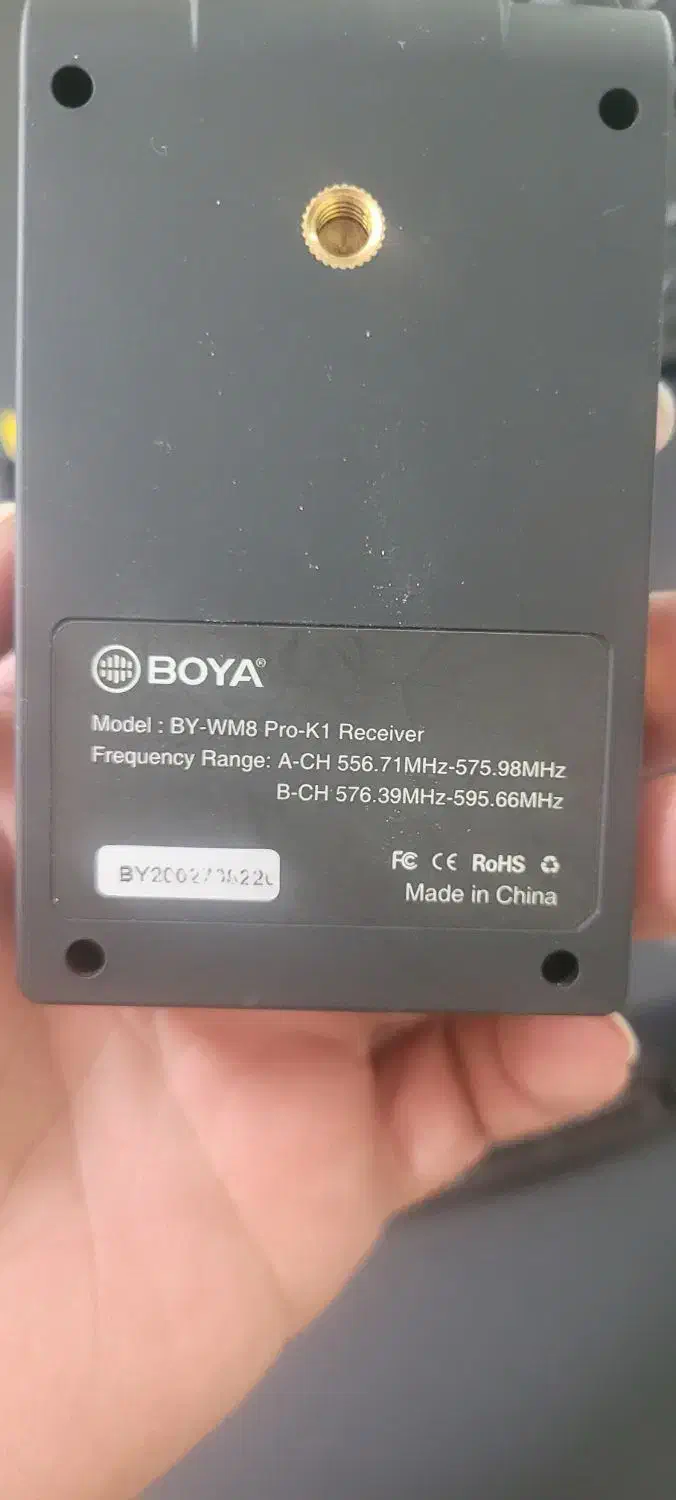 میکروفون بیسیم حرفهای BOYA BY-WM8 Pro|صوتی و تصویری|اصفهان, ملکشهر|دیوار