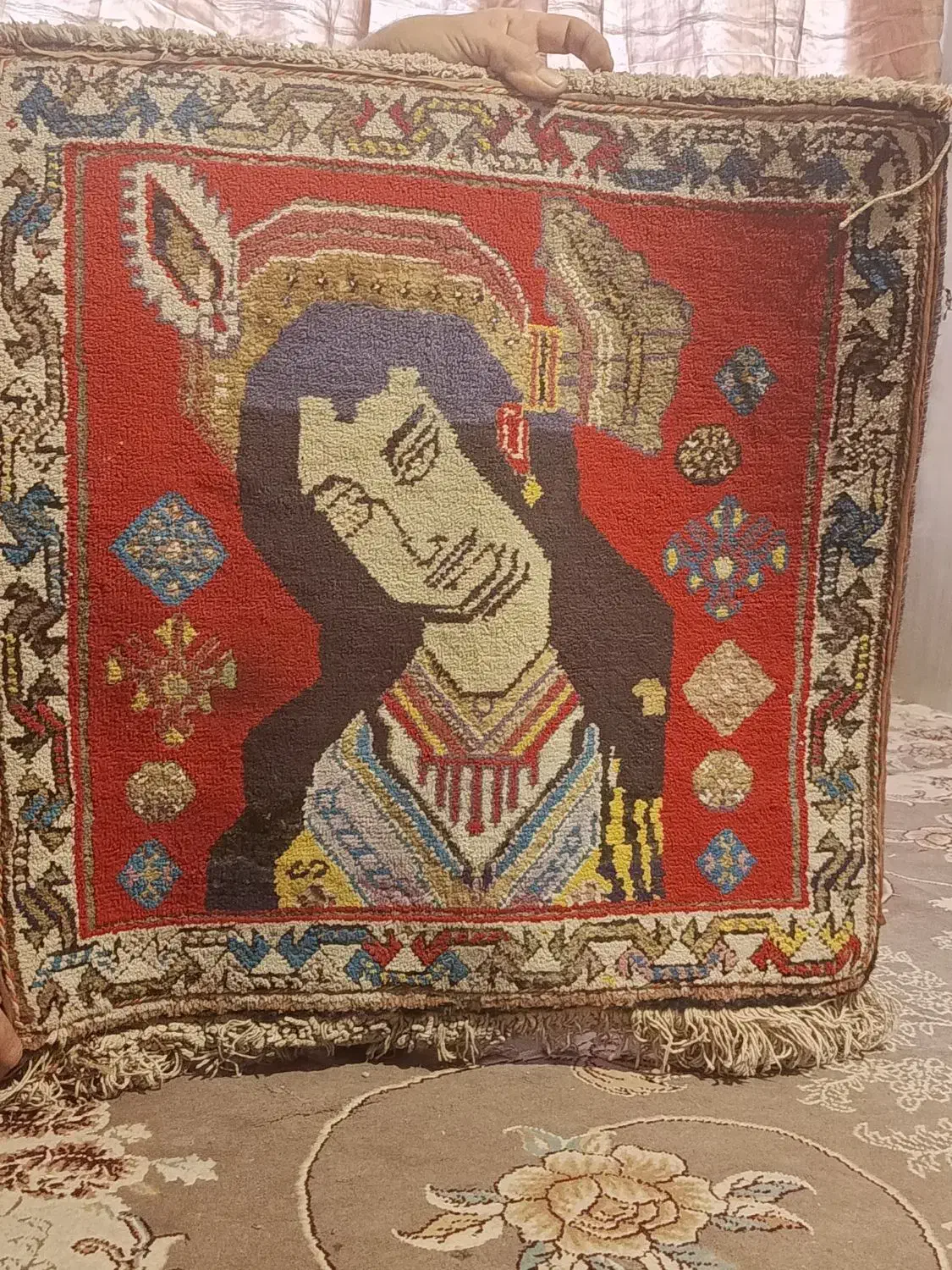 فرش دستباف|فرش|شیراز, مسلم|دیوار